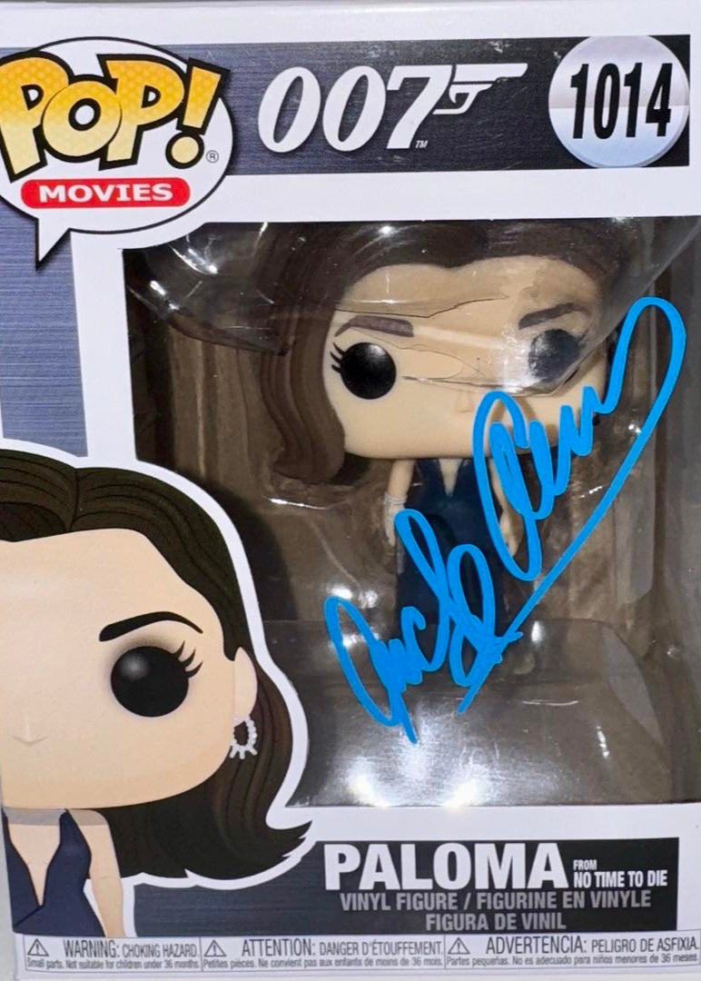 Ana De Armas Signed Funko Pop #1014 "Paloma" (James Bond) - PSA COA